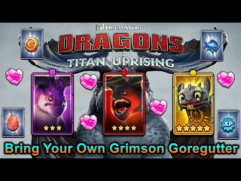 🐉🐲 Dragons: Titan Uprising / Bring Your Own Crimson Goregutter / Full Battle / BP 8100+  🐉🐲