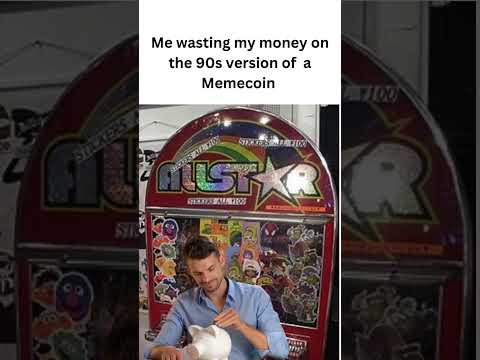 Making bad investments since the 1990s! #memecoin #90skids #nodtalgia #nostalgia #1990s #stickers