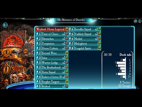 Th-MEME DECK 24: Me-Murmurs of Disorder (Horus Lupercal) - Horus Heresy Legions