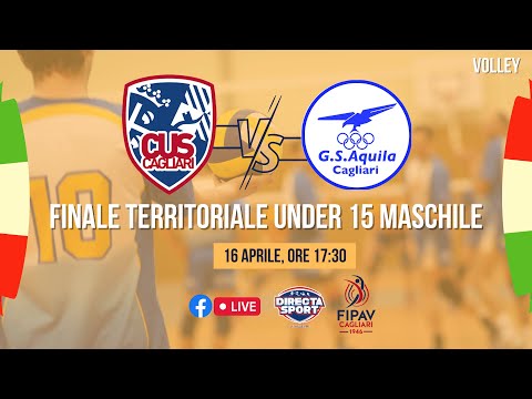 Fipav Cagliari Finale Territoriale  U15 Maschile - Cus Cagliari-GS Aquila (3-0)