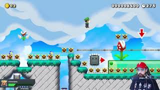 Mario Maker 2 Grailknights: Pumping Iron Power by Cardboard