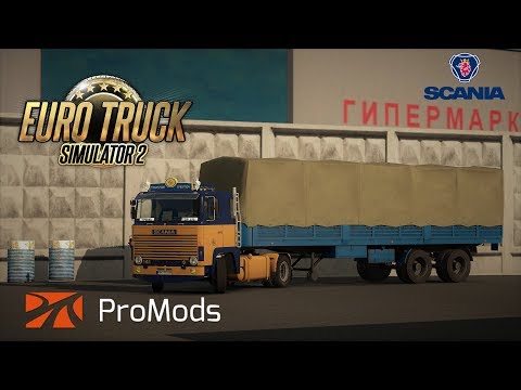 ETS2 1.30 ProMods 2.26 Scania 141 V8 375Ps Gomel - Slutsk 12t Spinnvlies #11