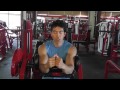 【筋トレ】腕・上腕二頭筋のトレーニング説明動画「マシーンプリチャーカール」