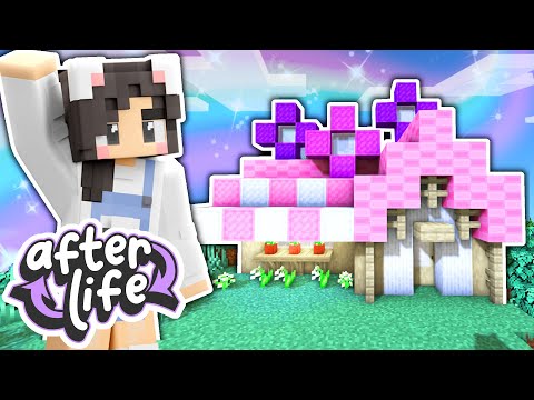 💜Building A Shop! Minecraft Afterlife SMP Ep.2