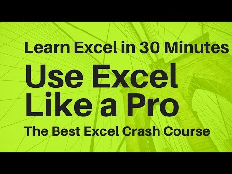 Learn Excel in 30 Minutes ☑️