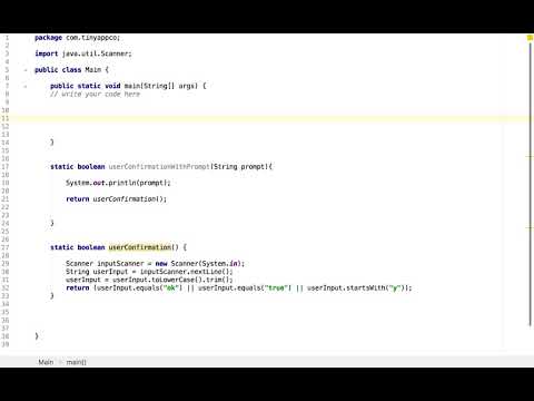 User Friendly Boolean With Prompt Java Method With Parameter Task Walkthrough