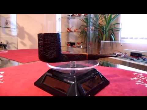 Pipa radica panel sabbiata dark - www.paronellipipe.it