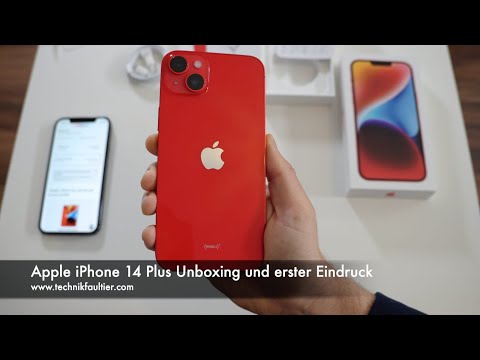 Apple iPhone 14 Plus Unboxing und erster Eindruck