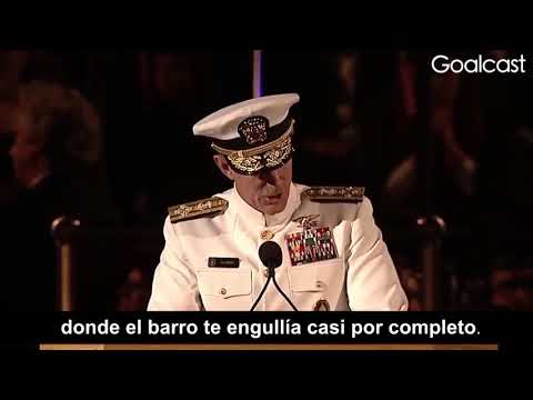 "Si quieres cambiar el mundo, comienza por tender tu cama"- Adm. McRaven