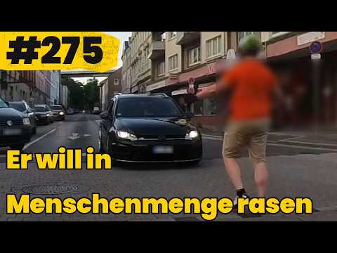 Car tries to speed into crowd, violent dooring accident and right-of-way - FDD - Episode #275