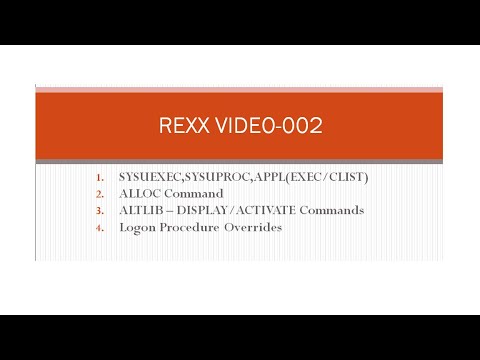 REXX Programming | 02 | Implicit Execution