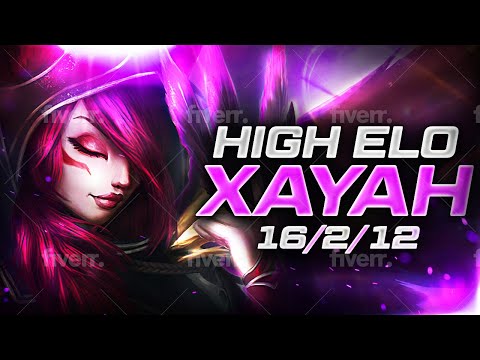 HIGH ELO XAYAH | HOW TO CLIMB WITH XAYAH | DIAMOND XAYAH ADC W/ RAKAN  GAMEPLAY