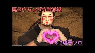 FF14　真ヨウジンボウ討滅戦パッチ6 2制限解除暗黒ソロIL610