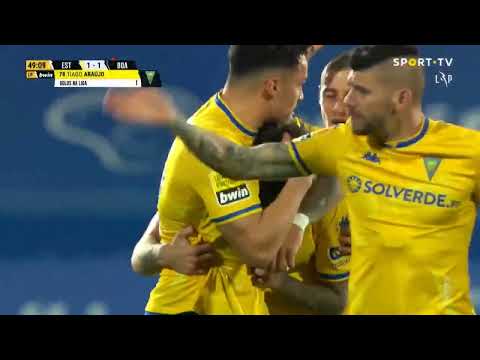 Goal | Golo Tiago Araújo: Estoril Praia (1)-1 Boavista (Liga 22/23 #14)