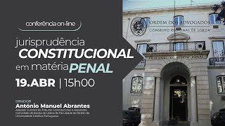 Jurisprudência Constitucional em matéria Penal