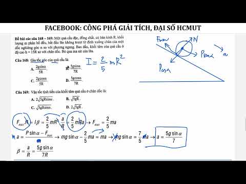 VẬT LÝ 1 - CHƯƠNG 3 - Bài toán LĂN KHÔNG TRƯỢT