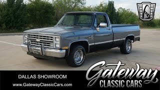 Video Thumbnail for 1987 Chevrolet C/K Truck 2WD Regular Cab 1500