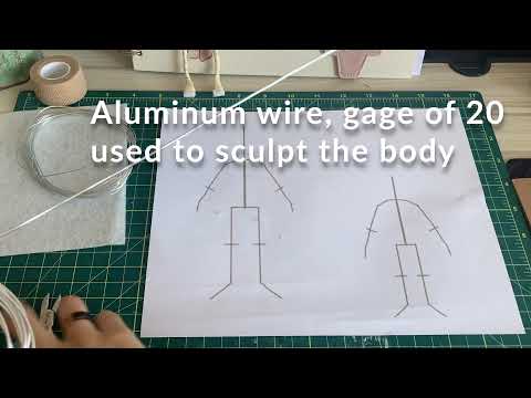 How to make a stop motion puppet armature - Time Lapse with directions