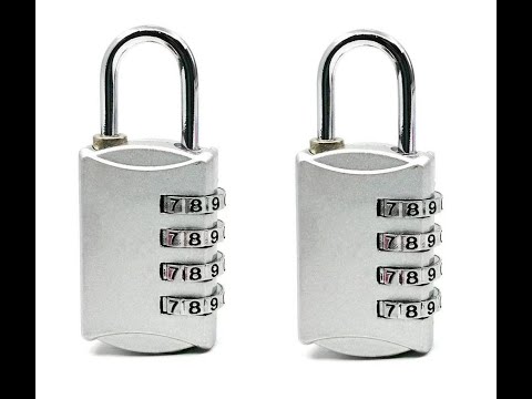 Zinc alloy 4-digit combination lock for luggage, suitcase, b...