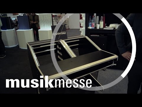 Musikmesse 2017: Sessiondesk Quintav, Oktav, Gustav & Alea Studiomöbel