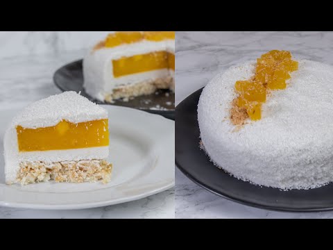 Mango and Coconut Entremet Mousse Cake