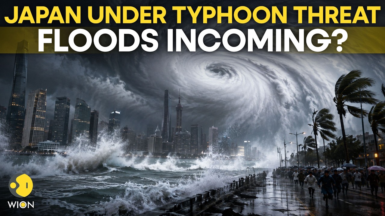 Japan Typhoon LIVE: Typhoon Nears Eastern Japan — Flood & Landslide Warnings Issued | WION Live