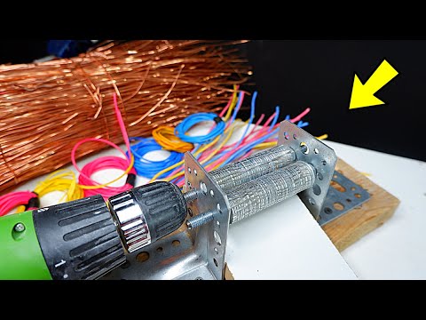 DIY Copper WIRE Stripping Machine | Fantastic