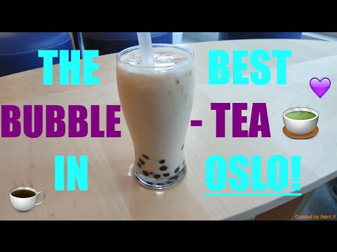 The Best Bubble-Tea Place in OSLO, Norway!