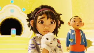 Young Girl Name Fei Fei Builds A Rocket Ship & Flies It To The Moon To Meet Mythical Goddess Chang'e