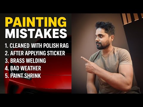 🔥 Top 5 Painting Mistakes That Ruin Your Finish! (Must Watch Before Painting)