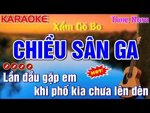 Chiều Sân Ga🌟Qua Ngõ Nhà Em 🌟Bội Bạc🌟Karaoke Nhạc Sống Tone Nam - Tình Trần Organ