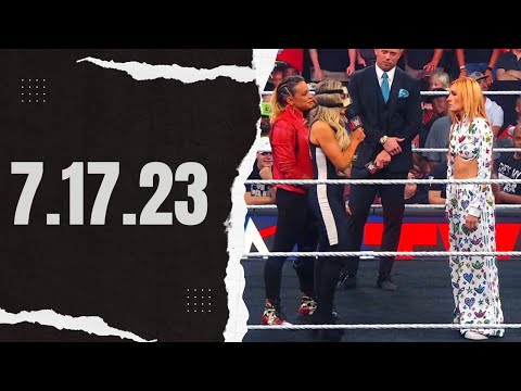 WWE Raw - 7.17.23 - Becky Lynch, Trish Stratus, & Zoey Stark on MizTv