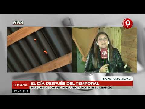 El día después del temporal en Colonia Ayuí