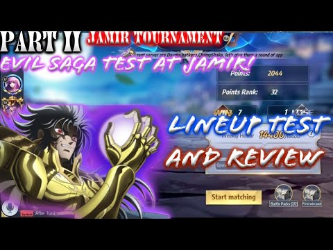 Saint Seiya: Awakening - Evil Saga Full Test at PvP! (Part 2: Jamir Tournament Edition!)