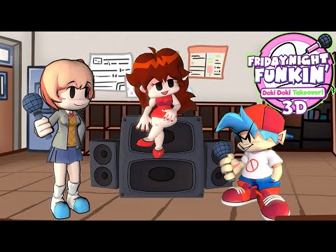 FNF: Vs Sayori in 3D // Doki Doki Takeover mod █ Friday Night Funkin' █