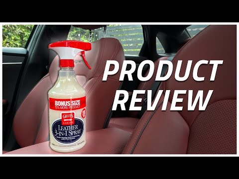 GRIOTS GARAGE LEATHER CLEANER AND CONDITIONER REVIEW