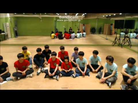130406 SEVENTEEN TV Ending cut Boys are scolded by an instructor (or a staff)