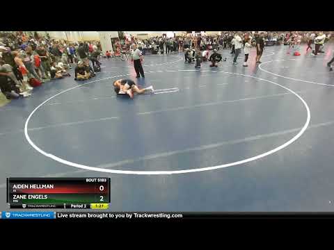 119 Lbs Champ. Round 2 - Aiden Hellman, IA Vs Zane Engels, MN 5658