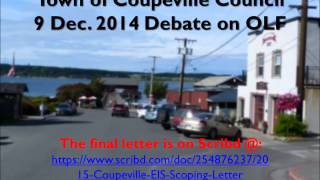 preview picture of video '2015-12-09 Town of Coupeville Council Debate on OLF Coupeville'