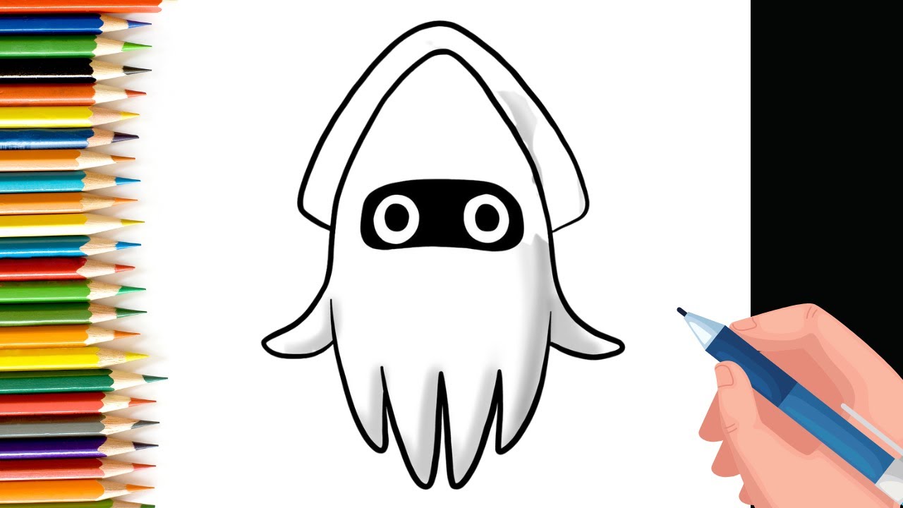 How to Draw Squid Mario