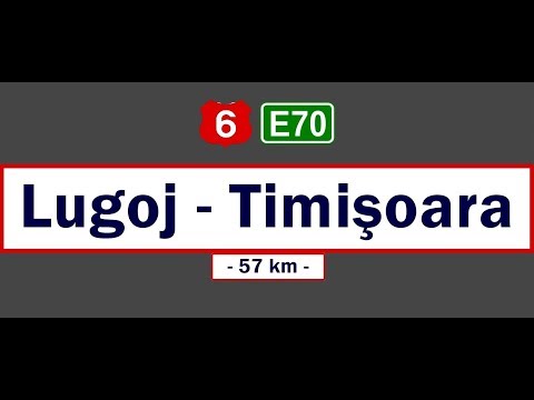 DN 6 (E-70): Lugoj - Timişoara (Dec. 23, 2018)