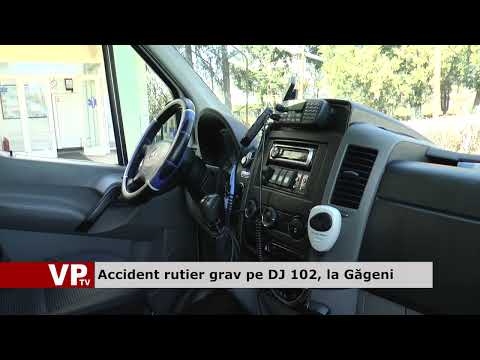 Accident rutier grav pe DJ 102, la Găgeni