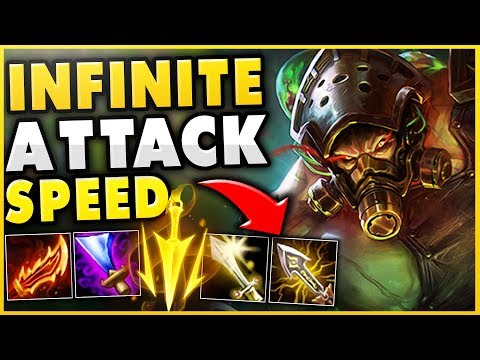 *BEYOND MAXIMUM* ATTACK SPEED TRYNDAMERE! ABSURDLY HIGH DPS TRYNDAMERE BUILD - League of Legends