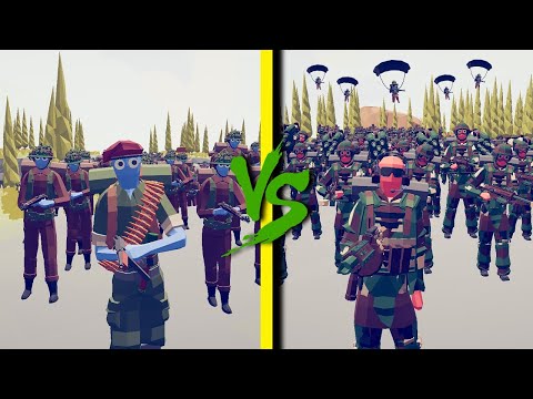 WW2 BRITISH vs MODERN BRITISH - Totally Accurate Battle Simulator TABS