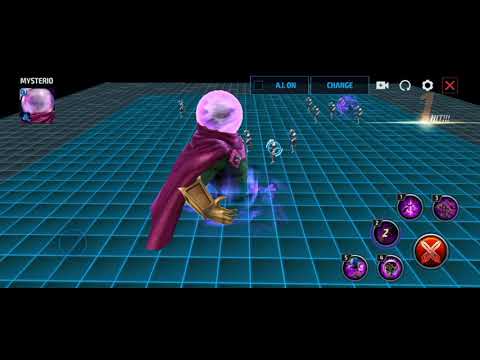 Mysterio in Classic suit skills preview | Marvel Future Fight