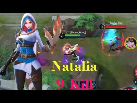 Natalia 9 Kill | Mobile Legends 59 | Gameplay Android & ios
