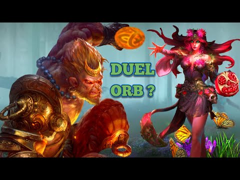 SMITE - SUN WUKONG VS PERSE BUT SHE STEALS THE DUEL ORB ?! - S10 Master Ranked duel 1 v 1
