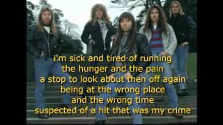 The Fugitive (con letra) - Iron Maiden