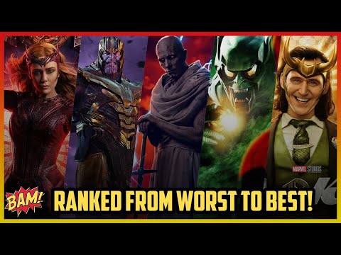 All 64 MCU Villains Ranked From Worst to Best! (w/ Thor: Love and Thunder & Ms. Marvel)