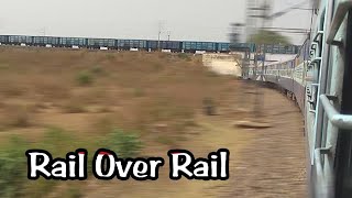 preview picture of video 'Train over Train || Railway OverBridge in Katni JN. Towards Jabalpur Line || Indian Railways'